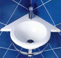 EuroStyle corner basin - Ruby