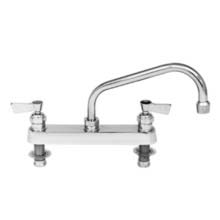 Fisher 8 inch center to center deck mount faucet with swing spout - lead free