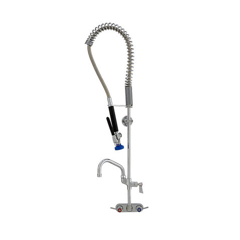 4" CC Backsplash Wall Mount Spring Style Pre-Rinse Faucet by Fisher Fisher 34495