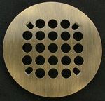 Florestone Antique Brass Drain Cover