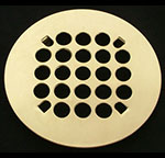 Florestone Polished Brass Drain Cover