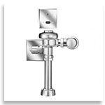 Sloan exposed hands free dual flush commecial toilet flush valve