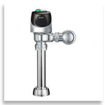 Sloan exposed hands free dual flush commecial toilet flush valve