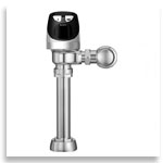 Sloan solar powered hands free exposed toilet flushometer