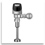 Sloan hands free top spud exposed commercial urninal flush valve