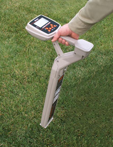 image of the General Wire Digital Locator in use