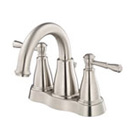 Two handle bathroom faucet