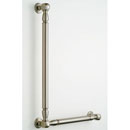 Corner grab bar
