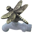Hose bibb with dragonfly handle