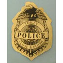 Toilet police novelty sticker