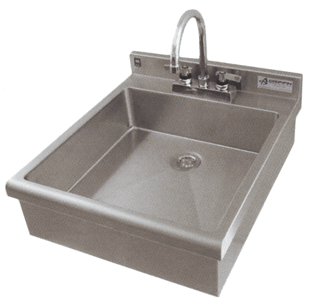 Corner Bathroom Sinks on Griffin Stainless Steel Hand Wash Sinks For Commercial Kitchens And