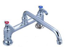 heavy duty GSW lead free deck mount faucet