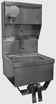 GSW Hand Sink 1615KCG w/ Faucet, Strainer, Towel & Soap Dispenser