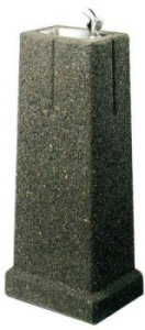image of Halsey Taylor upright pedestal stone aggregate drinking fountain