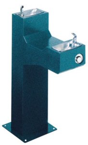 picture of Halsey Taylor Endura series bi-level outdoor pedestal fountain