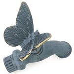 Example of a hose bibb with a butterfly handle
