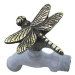 Example of dragonfly handled hose bibb