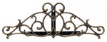 Example of tendril hose holder, shown in Oil Rubbed Bronze