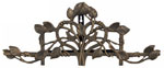 Example of vine and trellis hose holder, shown in Oil Rubbed Bronze