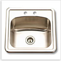 drop in boat sinks