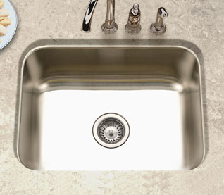 Kitchen on Stainless Steel Undermount Kitchen Sinks  Single Bowl
