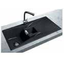 Image of Waterfall Series granite composite kitchen sink
