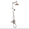 European style exposed shower
