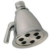Satin nickel shower heads