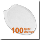 Color match toilet seats