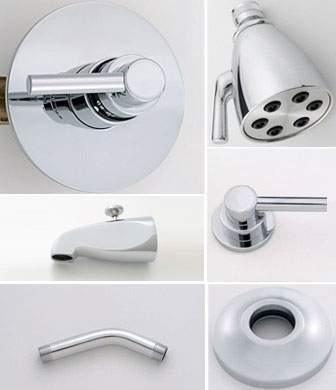 Contemporary Shower System