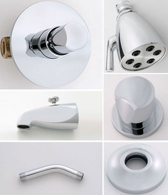 Contemporary Shower System