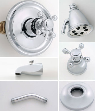 Retro Cross Shower System