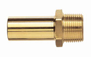 Brass male stem adapter