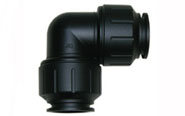 UV resistant push in elbow