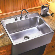 Single bowl kitchen sink