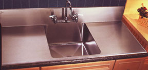 Single bowl kitchen sink
