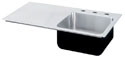 sink with drainboard