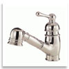 an image of a Victorian pull out kitchen faucet