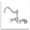 an image of a wall mount kitchen faucet