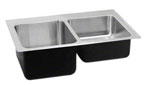 Image of double bowl sink