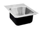 Image of single bowl laundry sink - extra deep