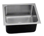 Image of laundry sink with extra deep single bowl