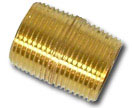 lead free brass pipe nipples