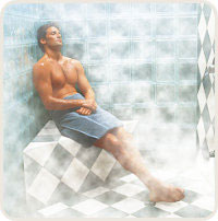 Man enjoying Steamist