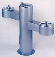 stainless steel pedestal fountains