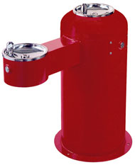 lead free ada compliant wall mounted fountain, shown in granite finish