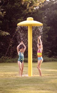 Umbrella or mushroom style - play tower 1