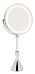 vanity table top mirrors - elegance in chrome finish