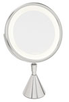 vanity table top mirrors - petite elegance in chrome finish