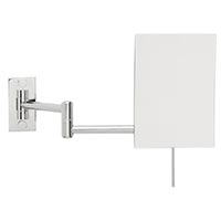 an image of the square double arm non-lighted mirror